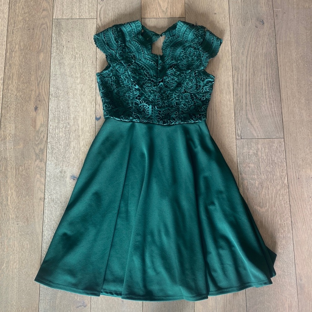 Christmas dress from Rare editions size 14. Worn once me condition.